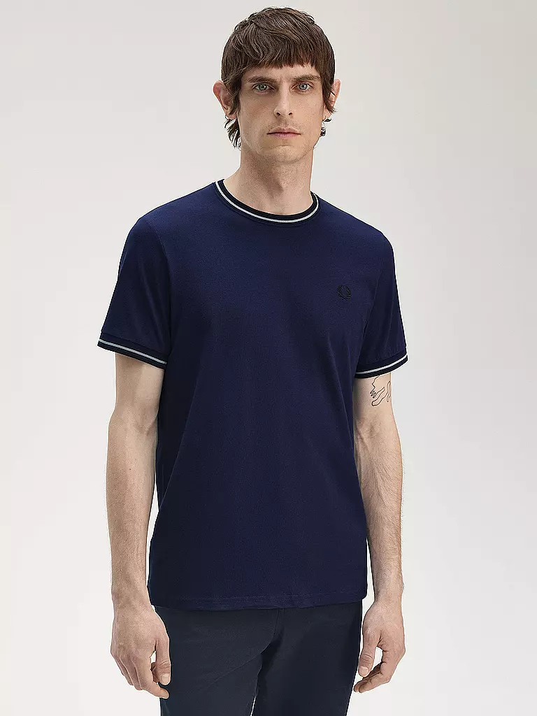 FRED PERRY | T-Shirt | blau