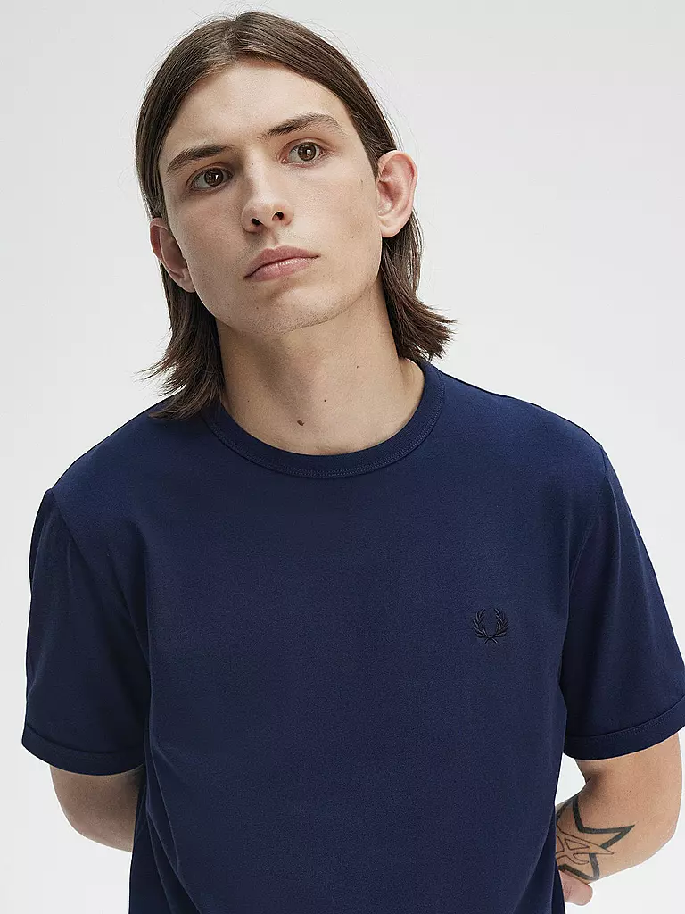 FRED PERRY | T-Shirt | blau