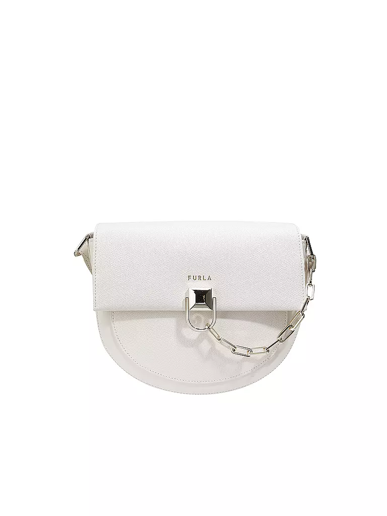 FURLA | Ledertasche - Crossbody Miss Mimi S | creme