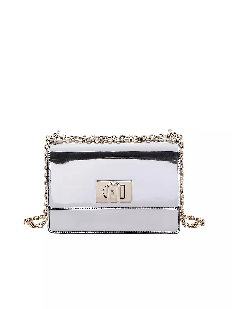 FURLA | Ledertasche - Mini Bag 1927 | silber