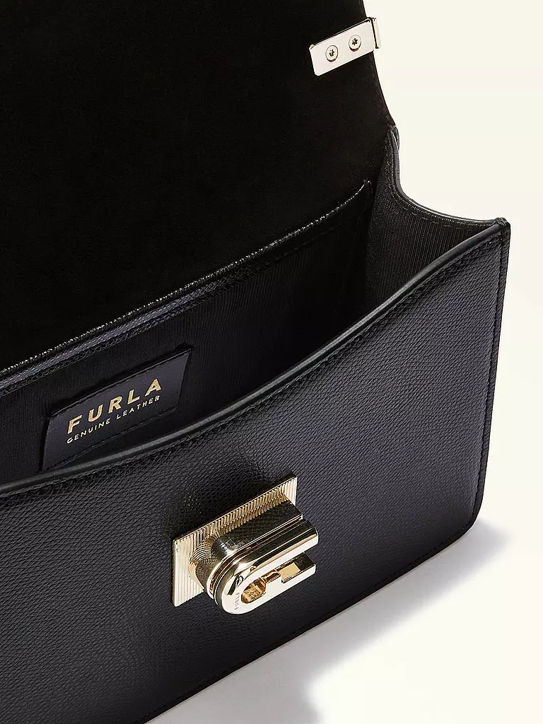 FURLA | Ledertasche - Mini Bag 1927 | schwarz