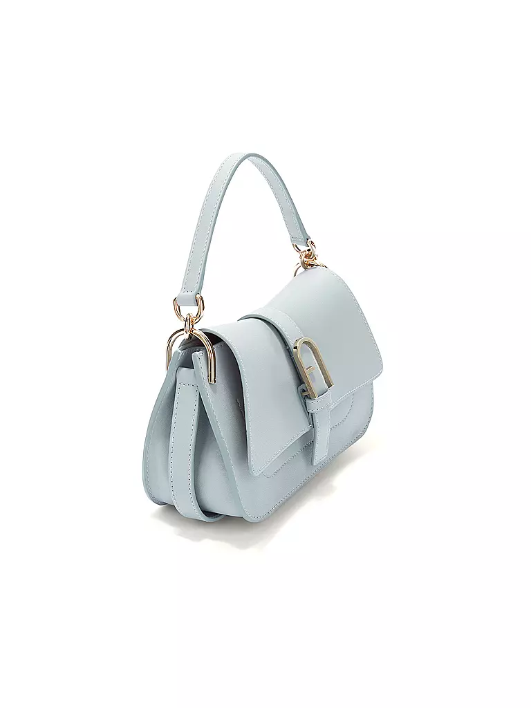 FURLA | Ledertasche - Mini Bag FLOW  | hellblau