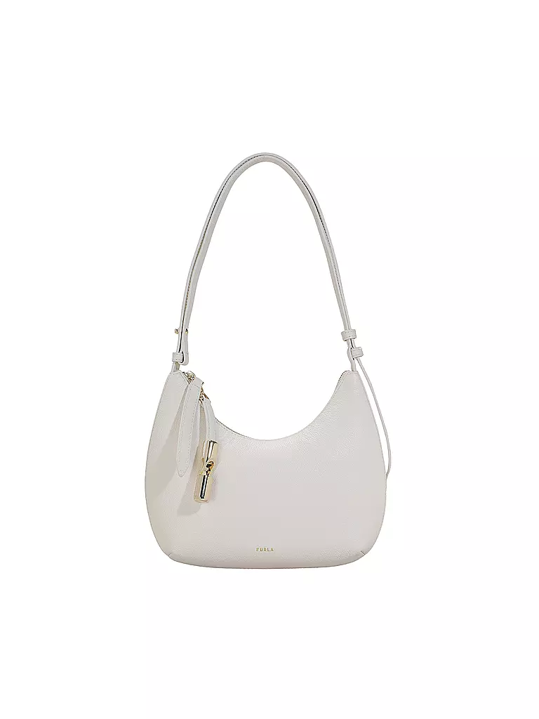 FURLA | Ledertasche - Schultertasche GOCCIA Small | weiss