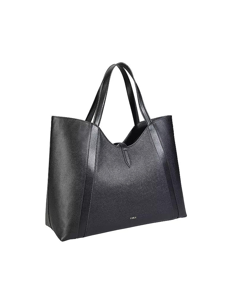 FURLA | Ledertasche - Shopper GOCCIA XLarge | schwarz