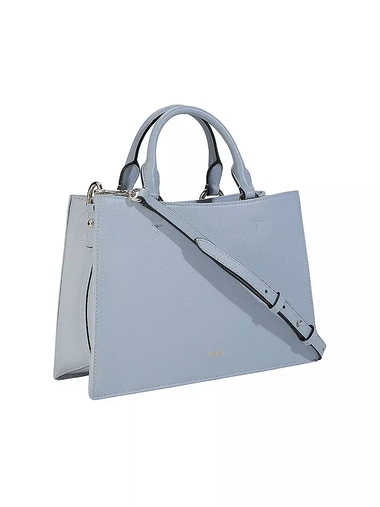 FURLA | Ledertasche - Tote Bag NUVOLA Medium | hellblau