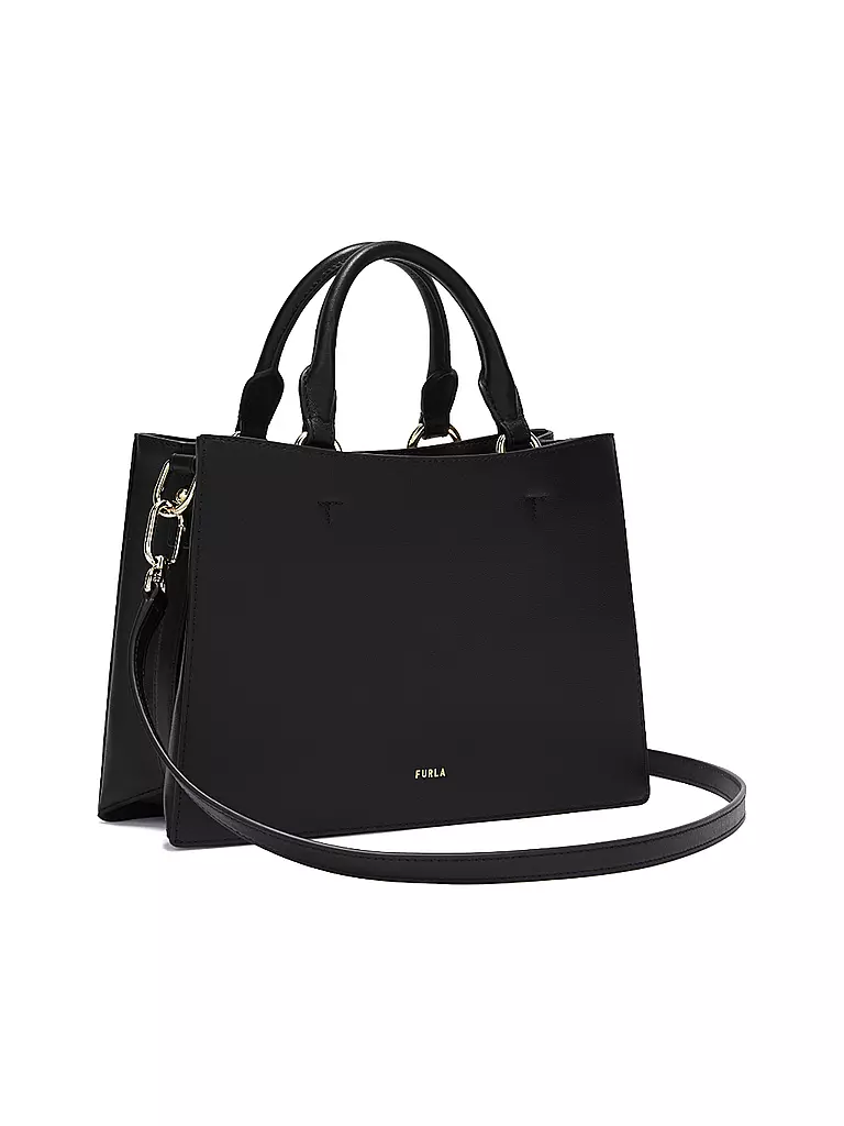 FURLA | Ledertasche - Tote Bag NUVOLA Medium | schwarz