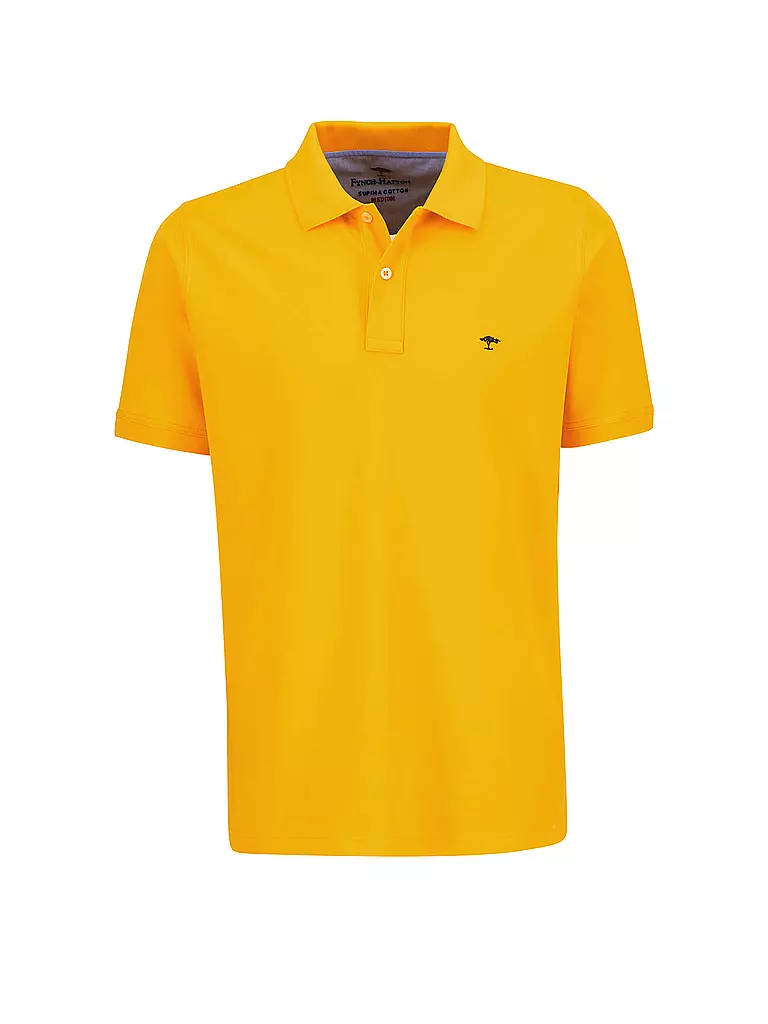 FYNCH HATTON | Poloshirt Casual Fit  | gelb