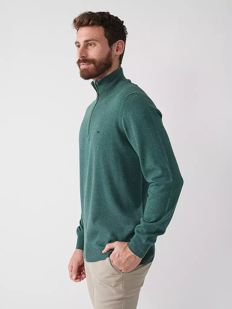 FYNCH HATTON | Troyer Pullover | olive