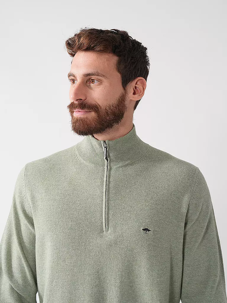 FYNCH HATTON | Troyer Pullover | dunkelgrün