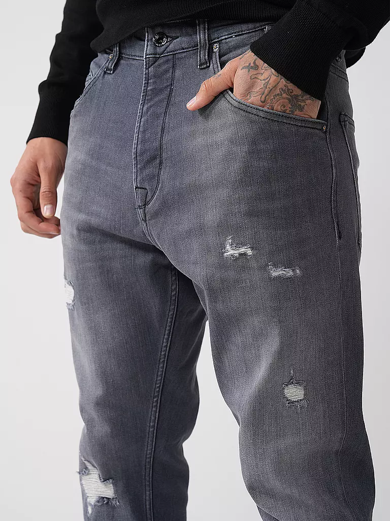 GABBA | Jeans Tapered Fit ALEX | grau