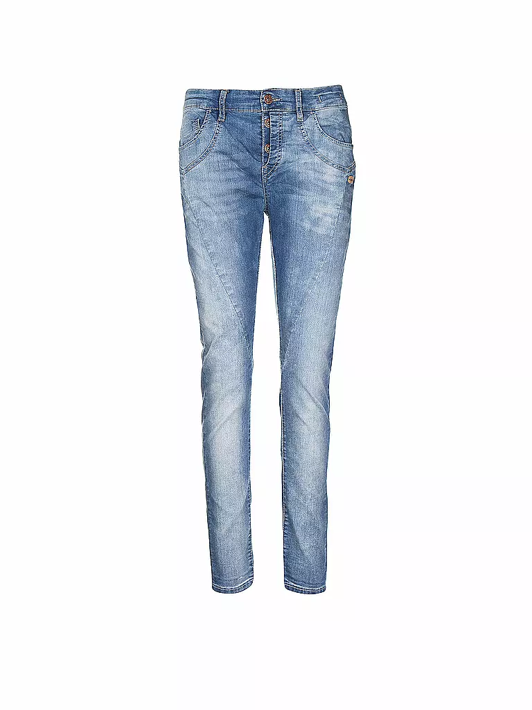 GANG | Jeans Tapered-Fit "Georgina" | blau