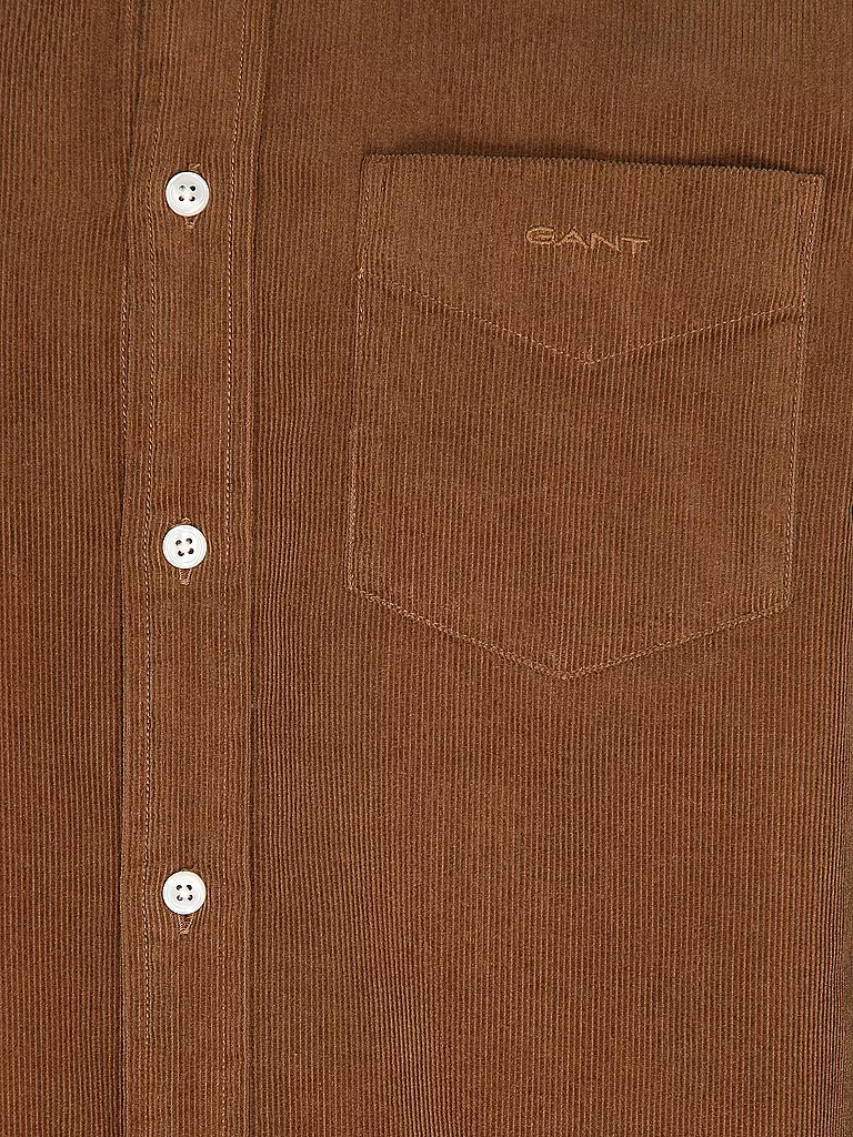 GANT | Cordhemd Regular Fit | braun