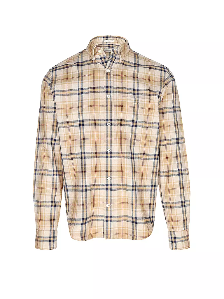 GANT | Flanellhemd  | senf