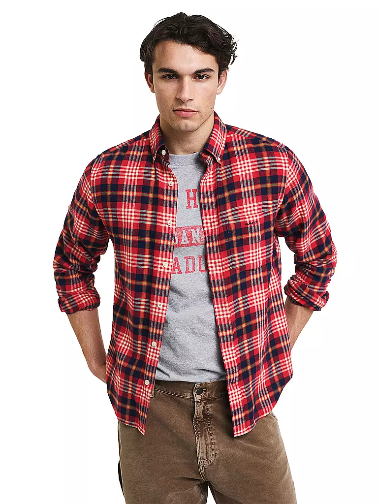 GANT | Flanellhemd  | rot