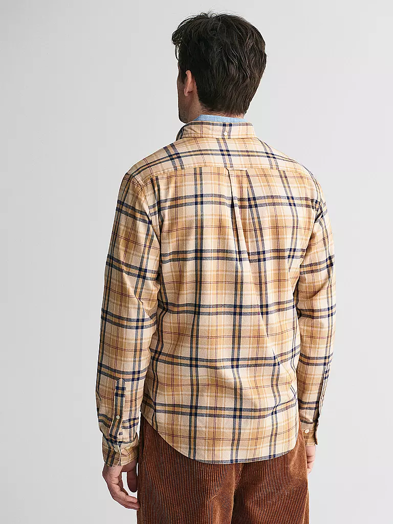 GANT | Flanellhemd  | senf