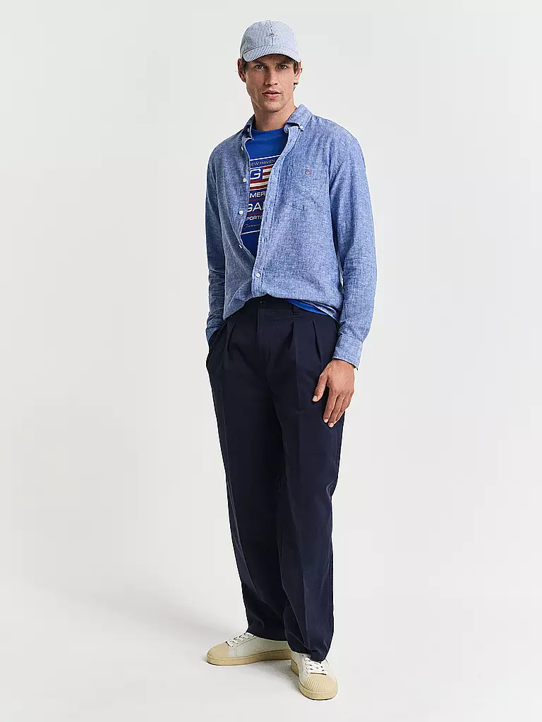 GANT | Hemd Regular Fit  | blau