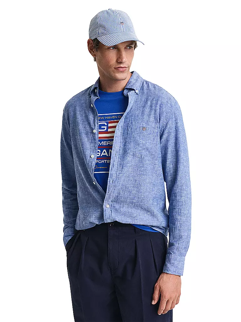 GANT | Hemd Regular Fit  | blau