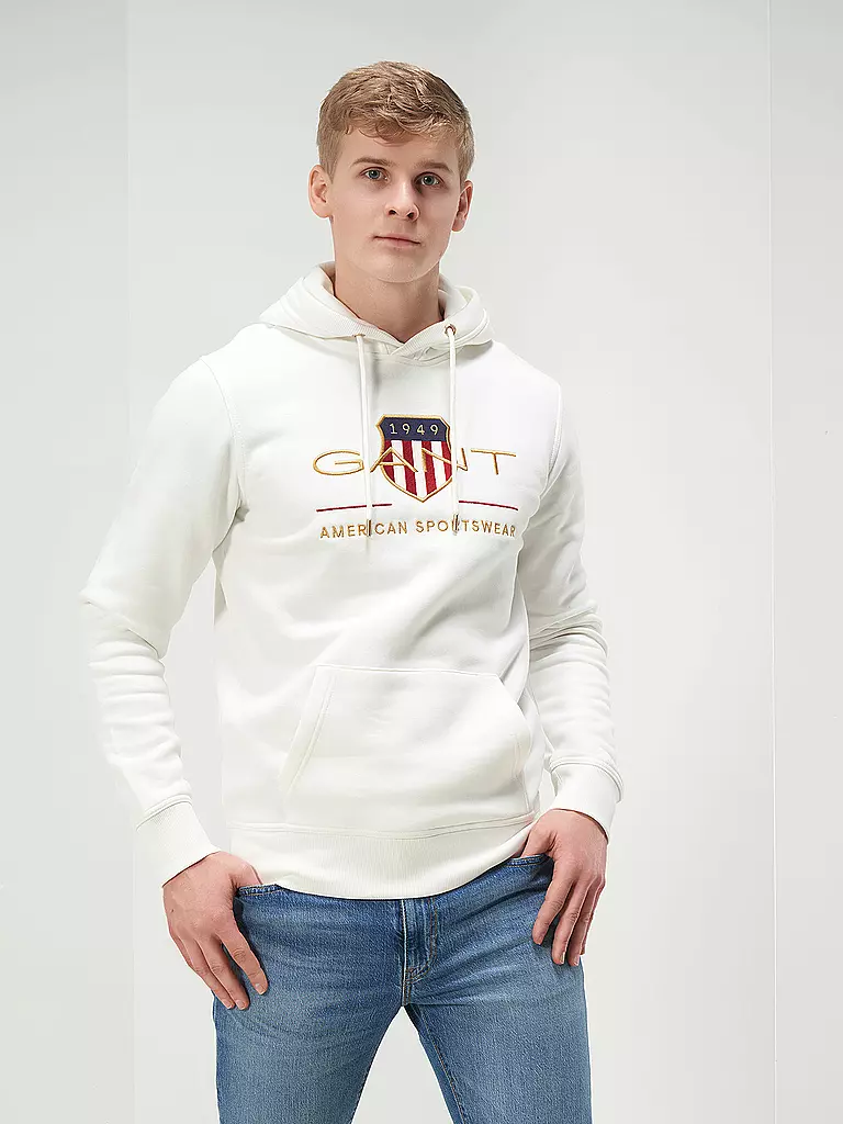 GANT | Kapuzensweater - Hoodie | weiß