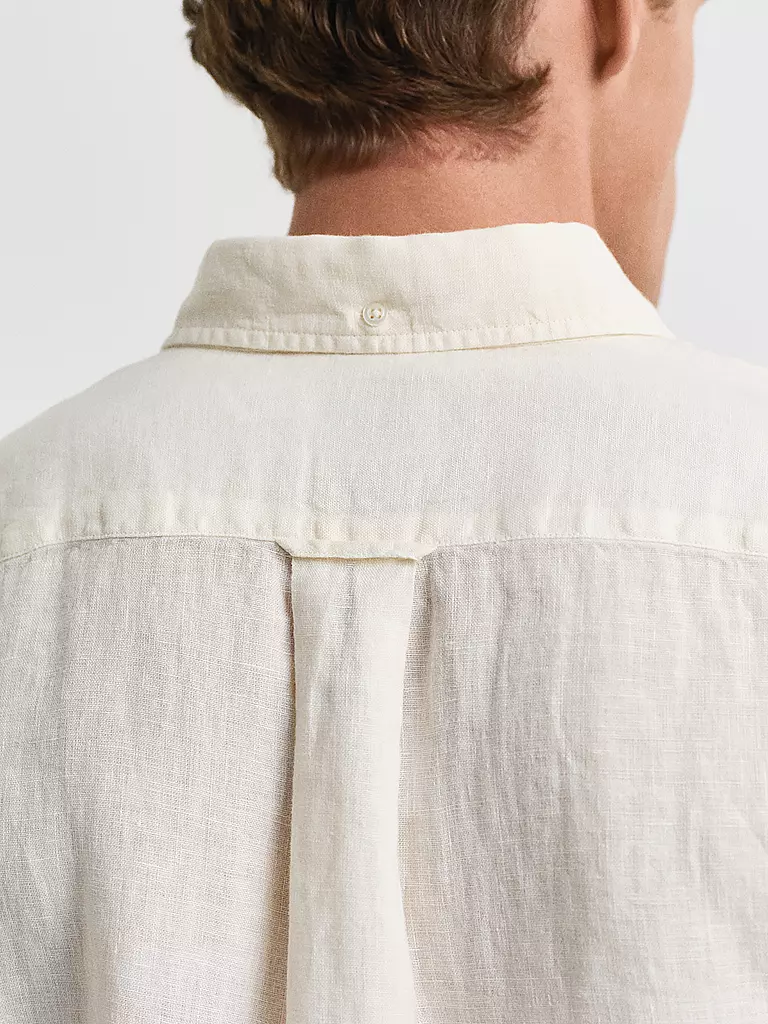 GANT | Leinenhemd Regular Fit  | creme