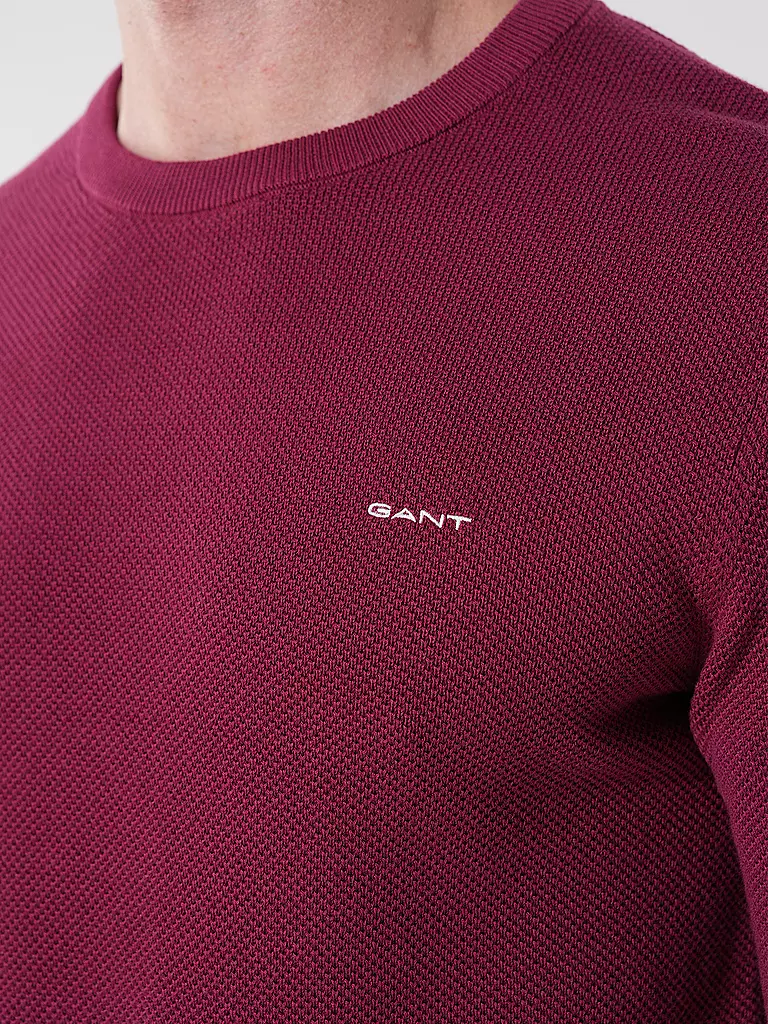 GANT | Pullover | dunkelrot