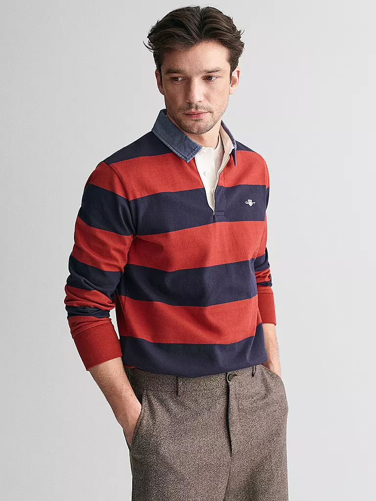 GANT | Rugbyshirt | rot