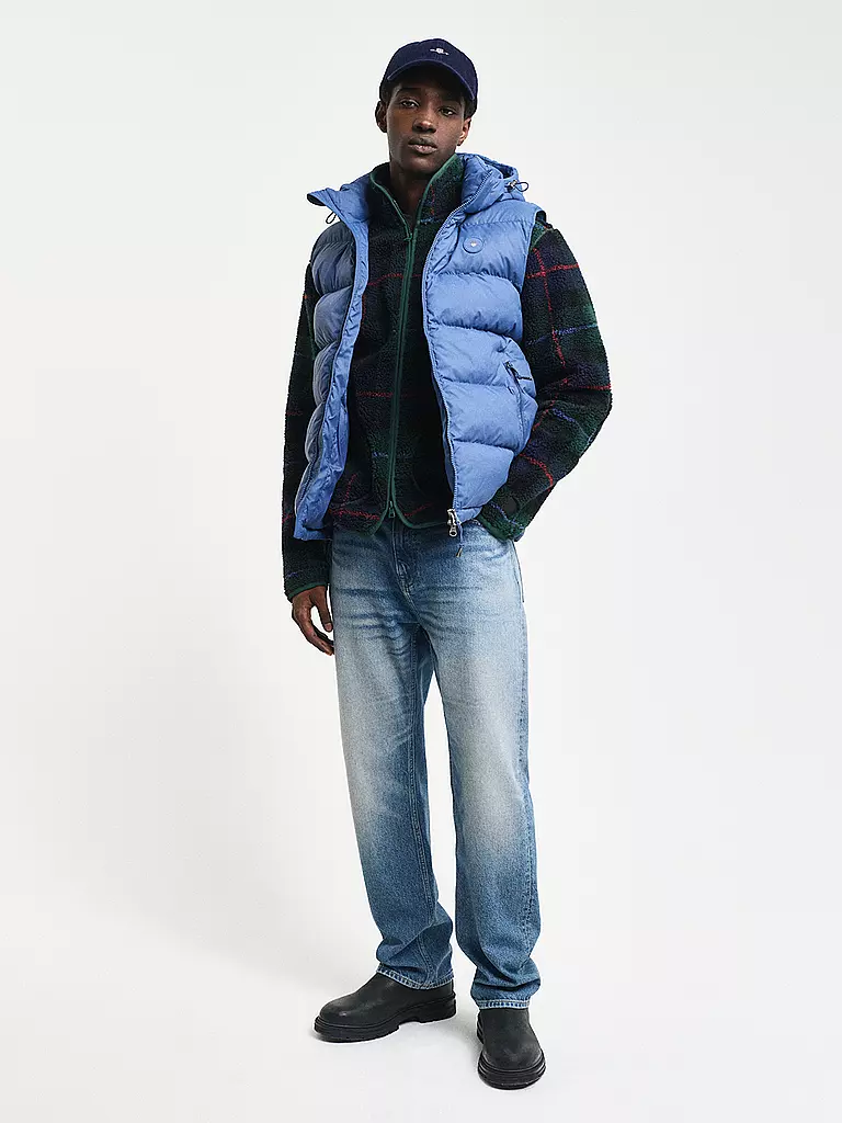 GANT | Steppgilet ACTIVE CLOUD  | blau