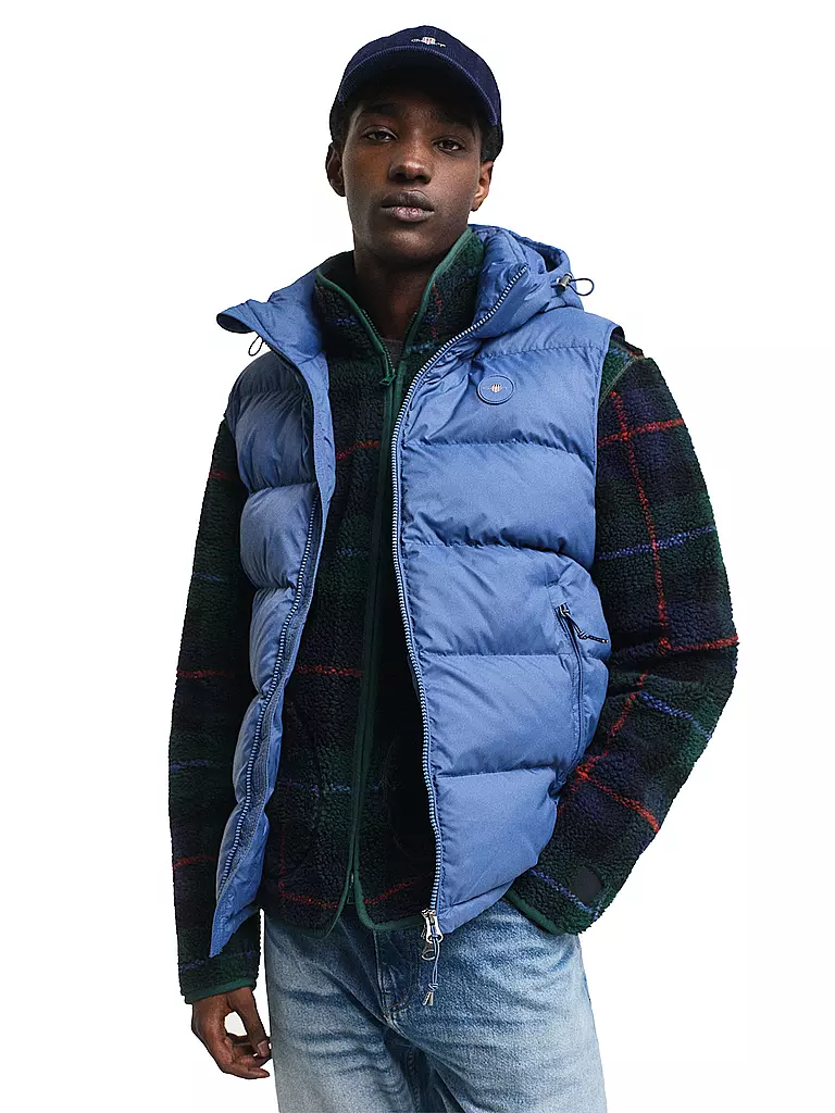 GANT | Steppgilet ACTIVE CLOUD  | blau