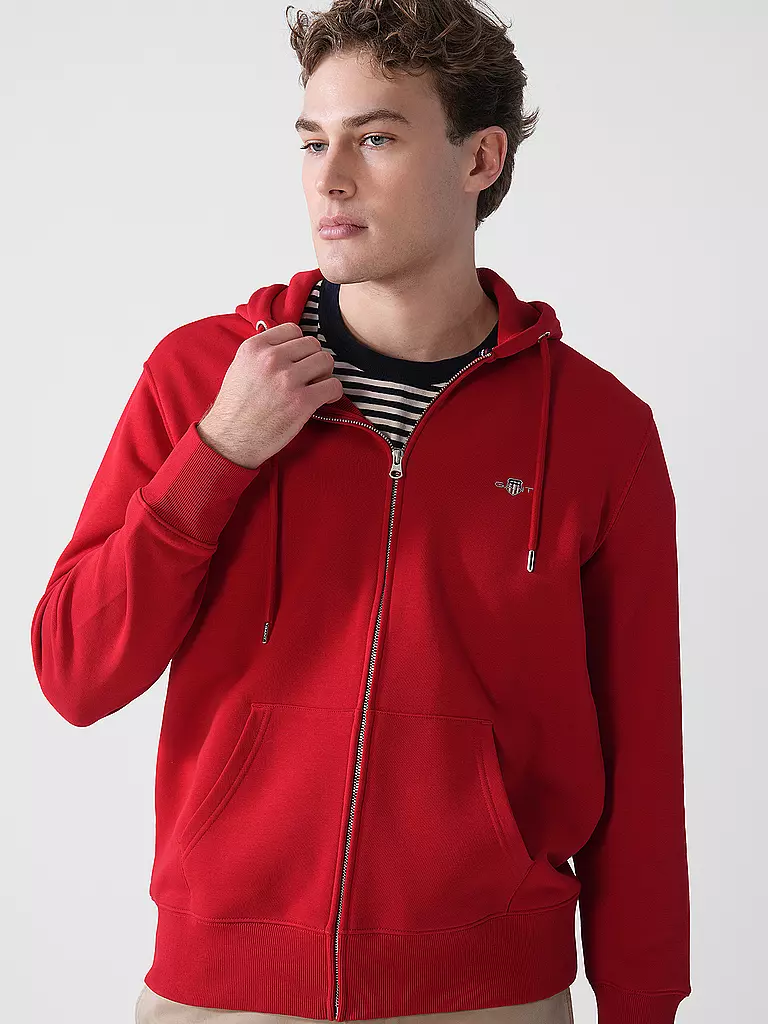 GANT | Sweatjacke | rot