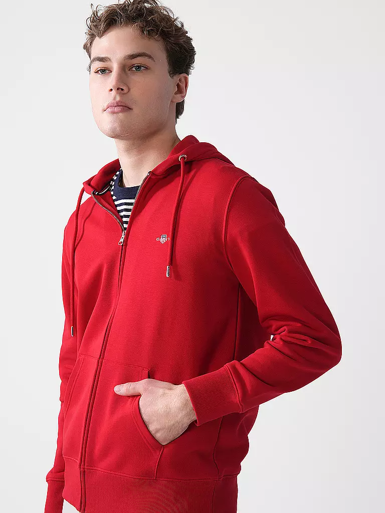 GANT | Sweatjacke | rot