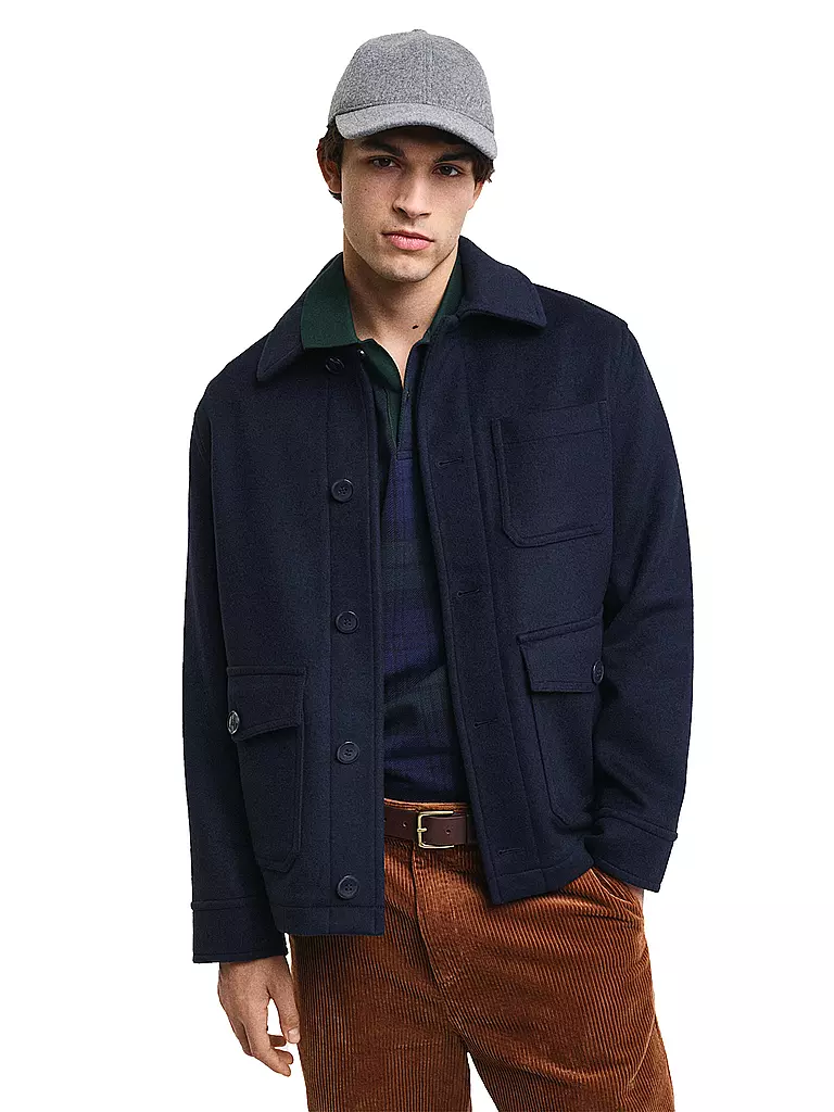 GANT | Wolljacke  | dunkelblau