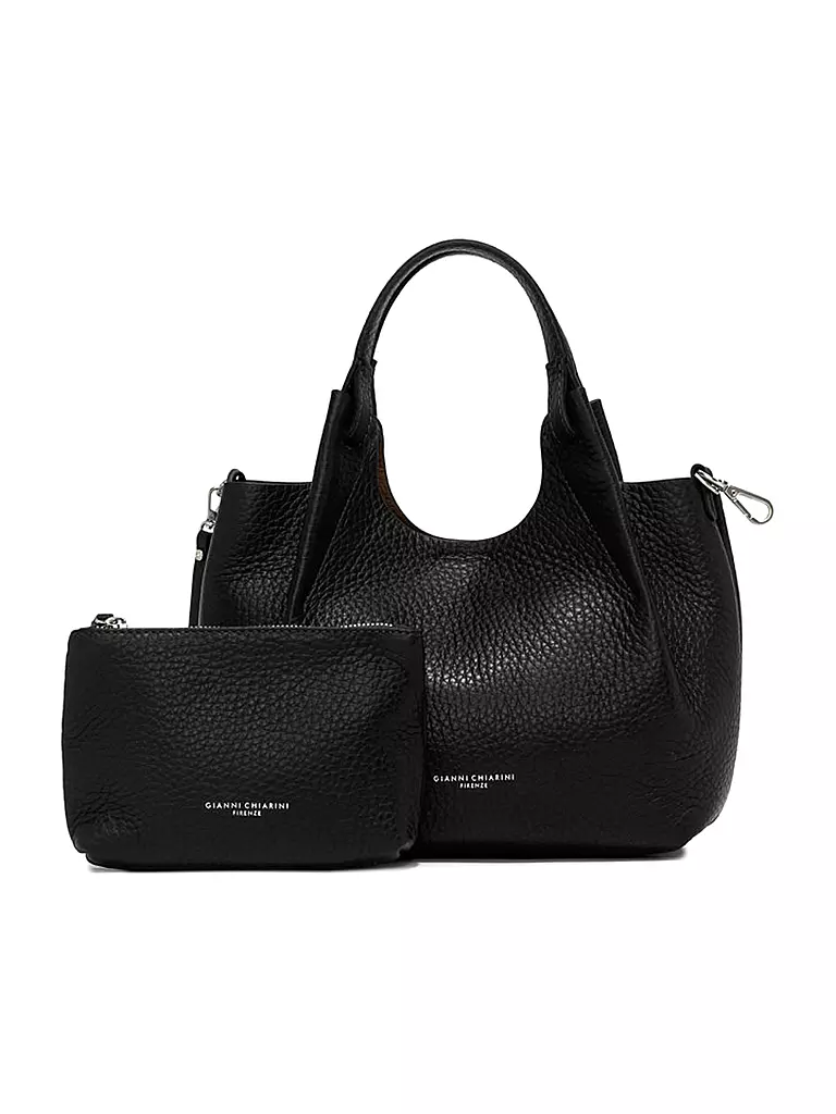 GIANNI CHIARINI | Ledertasche - Hobo Bag DUA  | schwarz