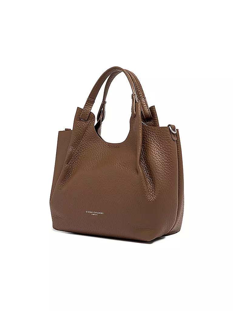 GIANNI CHIARINI | Ledertasche - Hobo Bag DUA  | braun