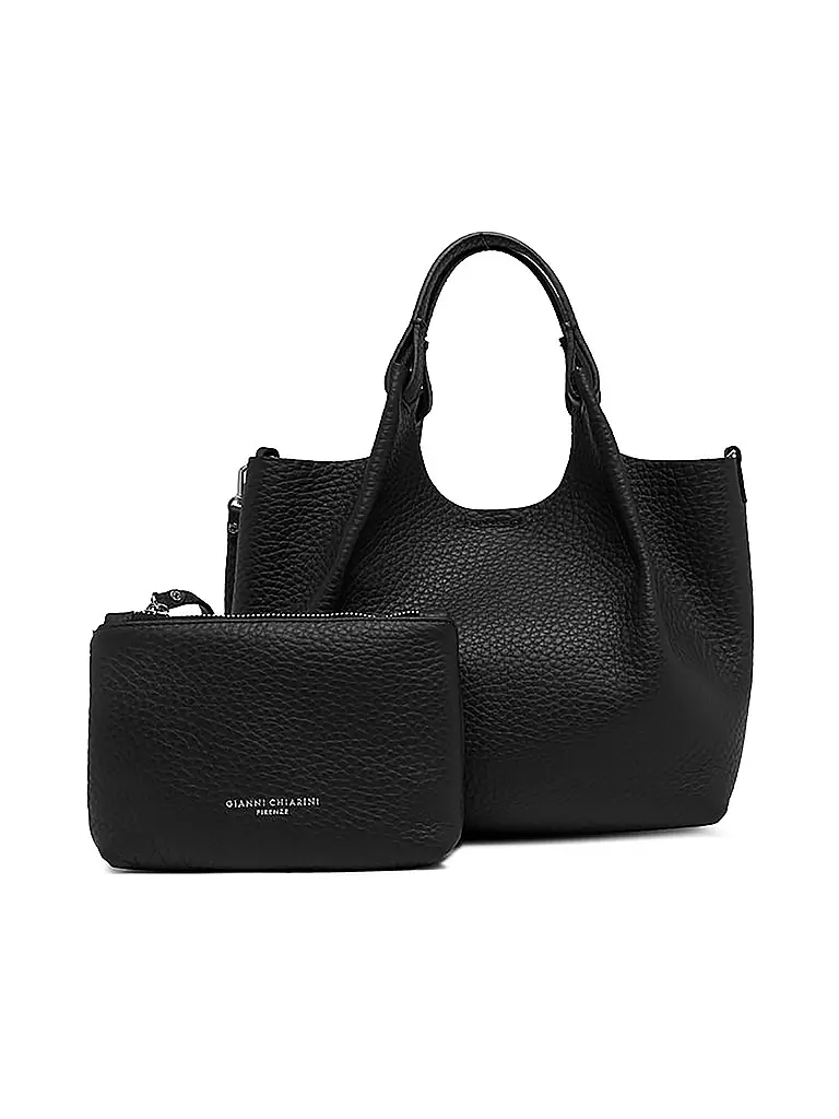 GIANNI CHIARINI | Ledertasche - Hobo Bag DUA  | schwarz