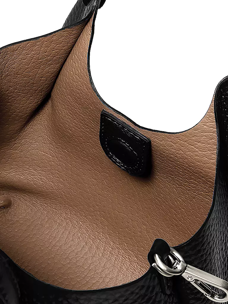 GIANNI CHIARINI | Ledertasche - Hobo Bag DUA  | schwarz