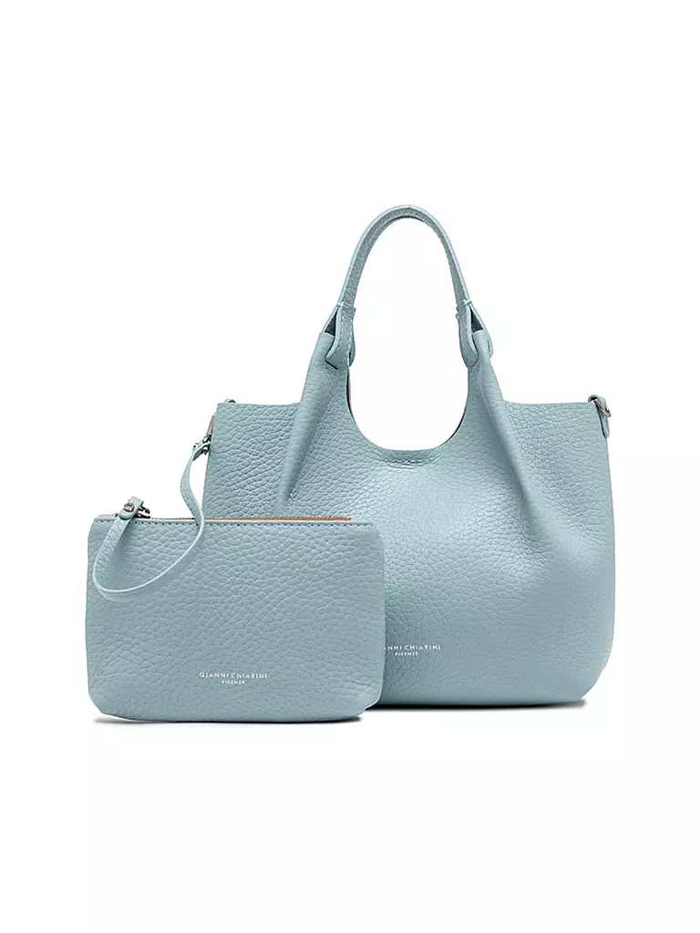 GIANNI CHIARINI | Ledertasche - Hobo Bag DUA  | hellblau