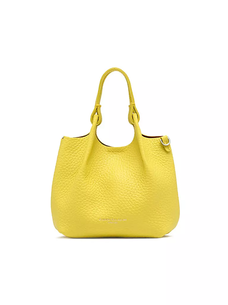 GIANNI CHIARINI | Ledertasche - Hobo Bag DUA Small | gelb