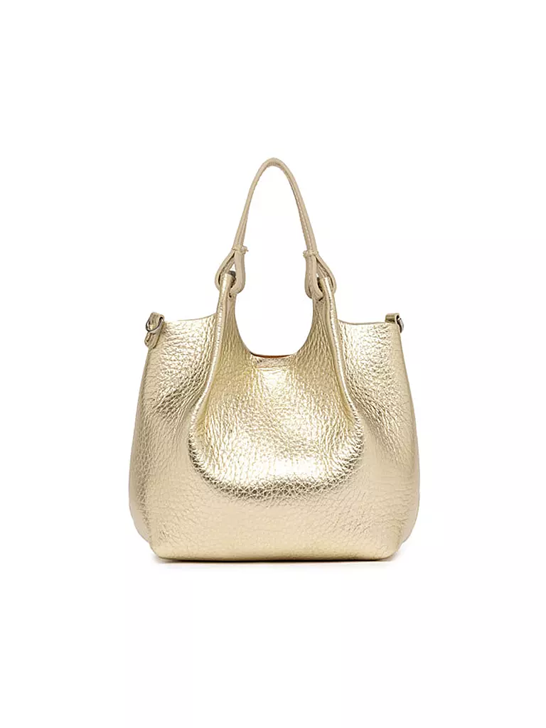 GIANNI CHIARINI | Ledertasche - Hobo Bag DUA Small | gold