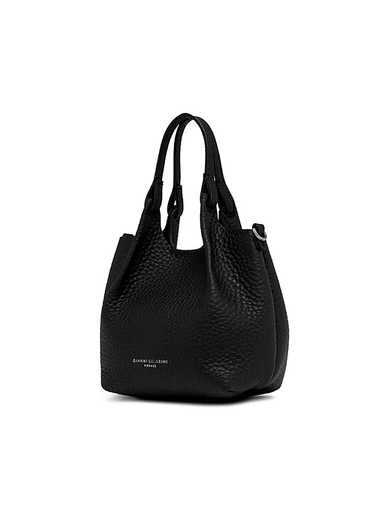 GIANNI CHIARINI | Ledertasche - Hobo Bag DUA Small | schwarz