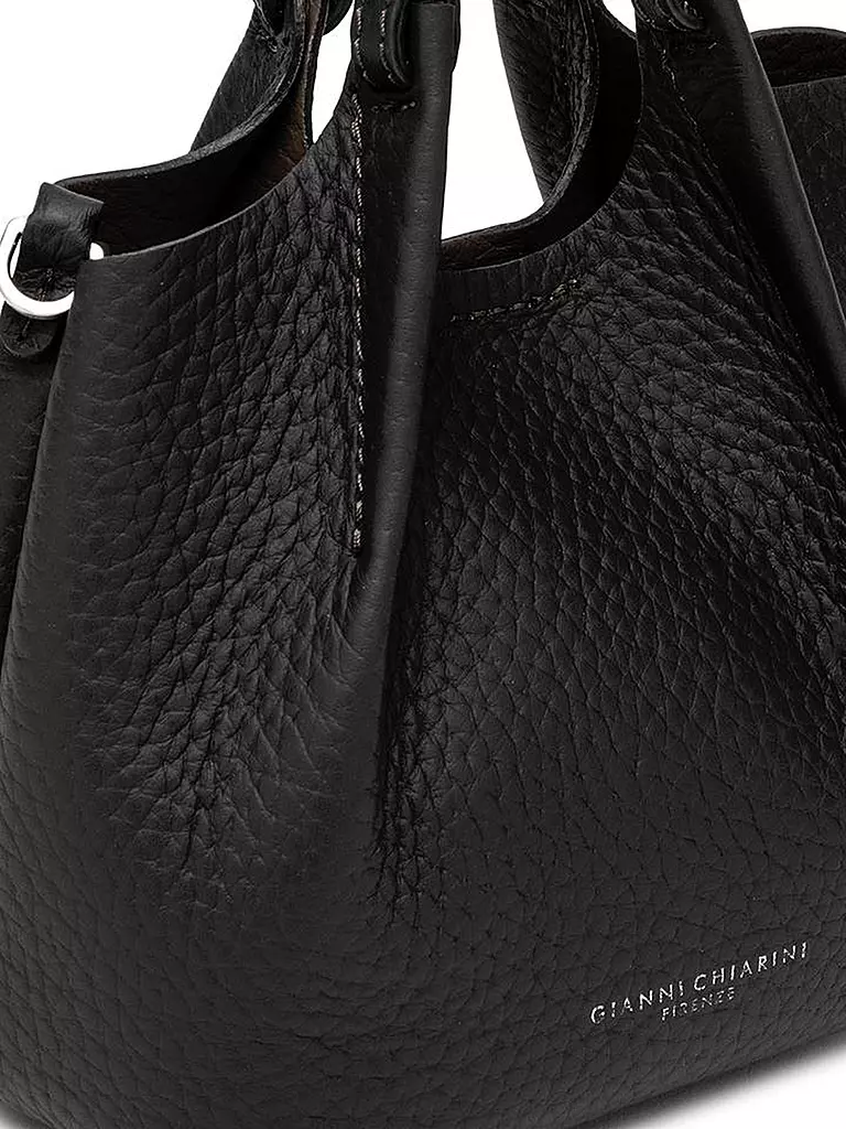 GIANNI CHIARINI | Ledertasche - Hobo Bag DUA Small | schwarz