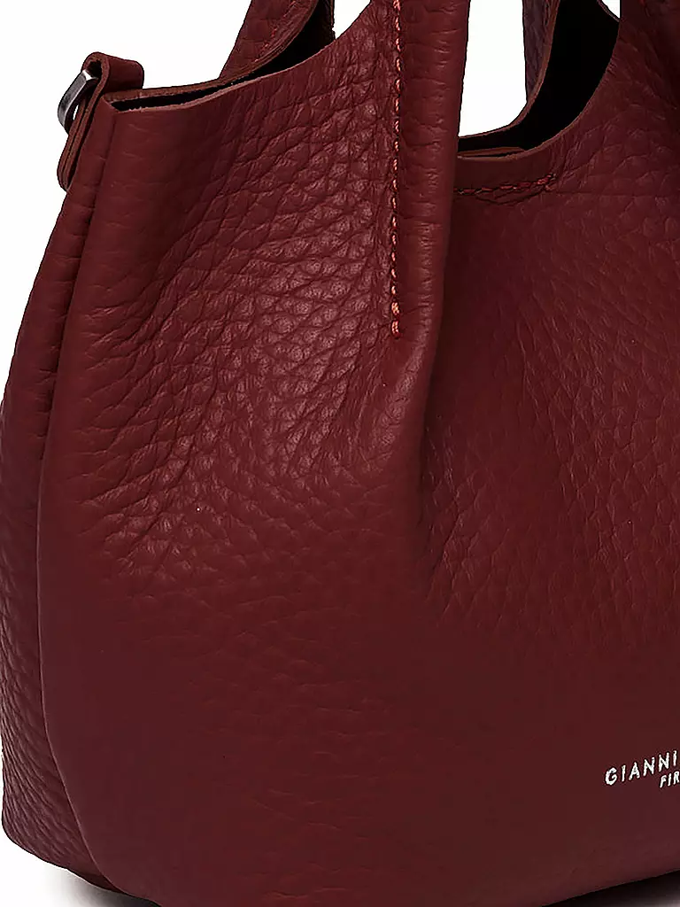 GIANNI CHIARINI | Ledertasche - Hobo Bag DUA Small | hellgrau