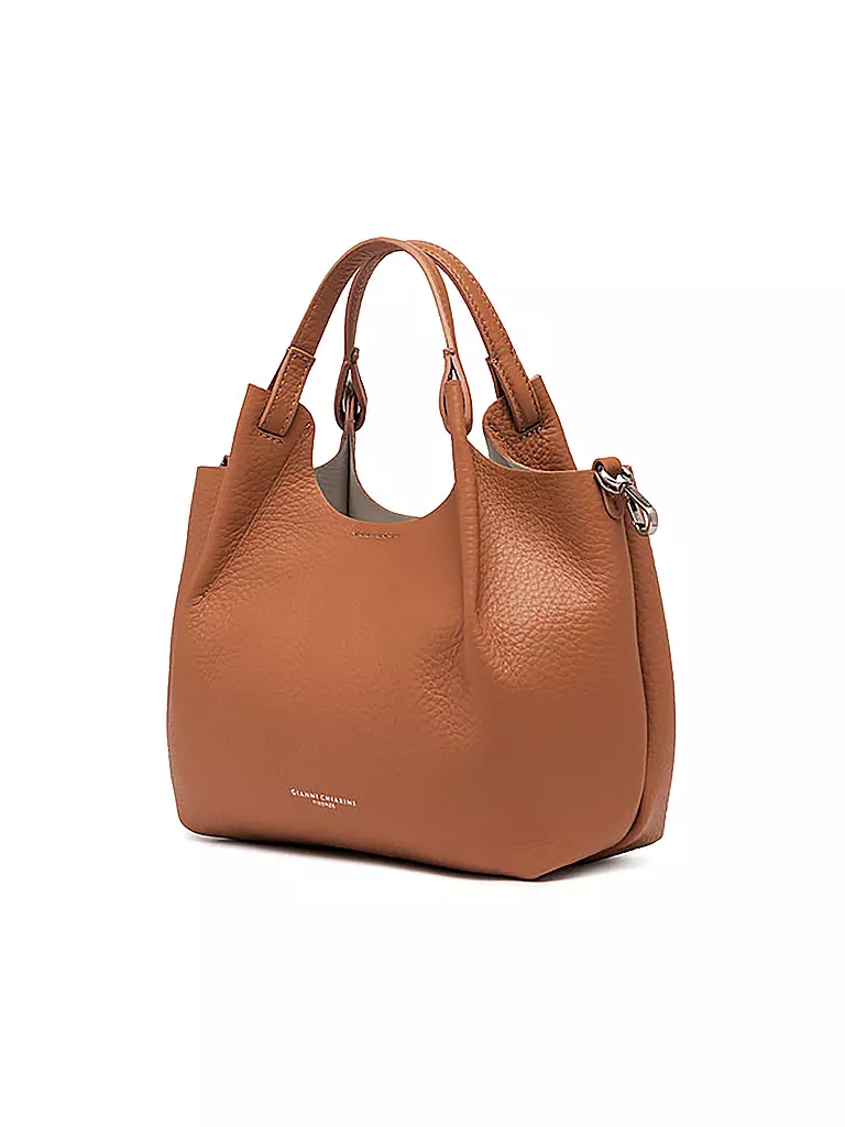 GIANNI CHIARINI | Ledertasche - Hobo Bag DUA | silber