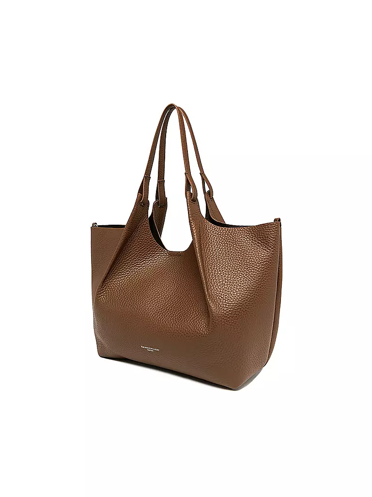 GIANNI CHIARINI | Ledertasche - Hobo Bag DUA | braun