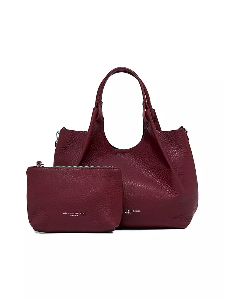 GIANNI CHIARINI | Ledertasche - Hobo Bag DUA | hellgrau