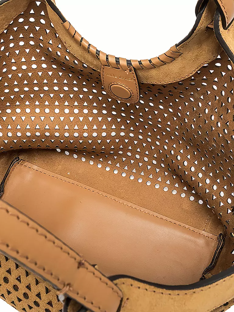 GIANNI CHIARINI | Ledertasche - Hobo Bag DUA | hellbraun