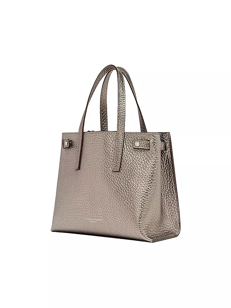 GIANNI CHIARINI | Ledertasche - Shopper ALTEA | silber