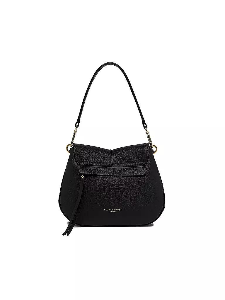 GIANNI CHIARINI | Ledertasche - Umhängetasche HELENA ROUND | schwarz