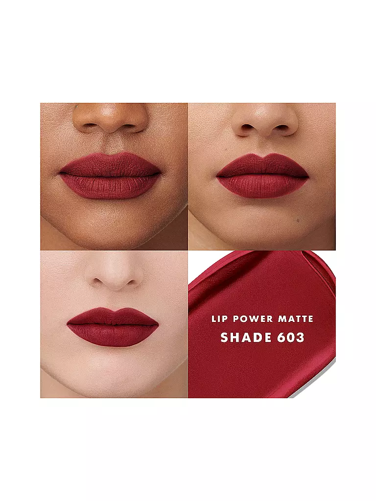 GIORGIO ARMANI COSMETICS | Lippenstift - Lip Power Matte (603) | dunkelrot