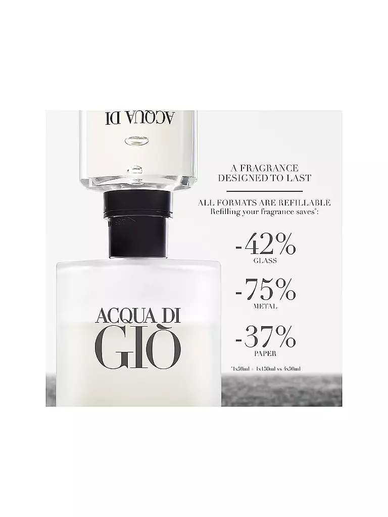 GIORGIO ARMANI | Acqua di Giò Eau de Toilette 150ml Nachfüllflakon | keine Farbe