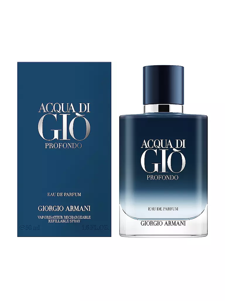 GIORGIO ARMANI | Acqua di Giò Profondo Eau de Parfum 50ml Nachfüllbar | keine Farbe