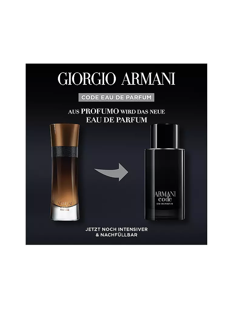 GIORGIO ARMANI | Code Eau de Parfum 125ml Nachfüllbar | keine Farbe